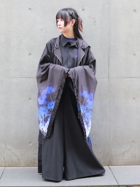 「アイテム（チャーム）」を使った、ありさん（レディース・155cm）の秋コーディネート