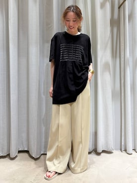 「アイテム（バングル/リストバンド）」を使った、erik97さん（レディース・162cm）の夏コーディネート