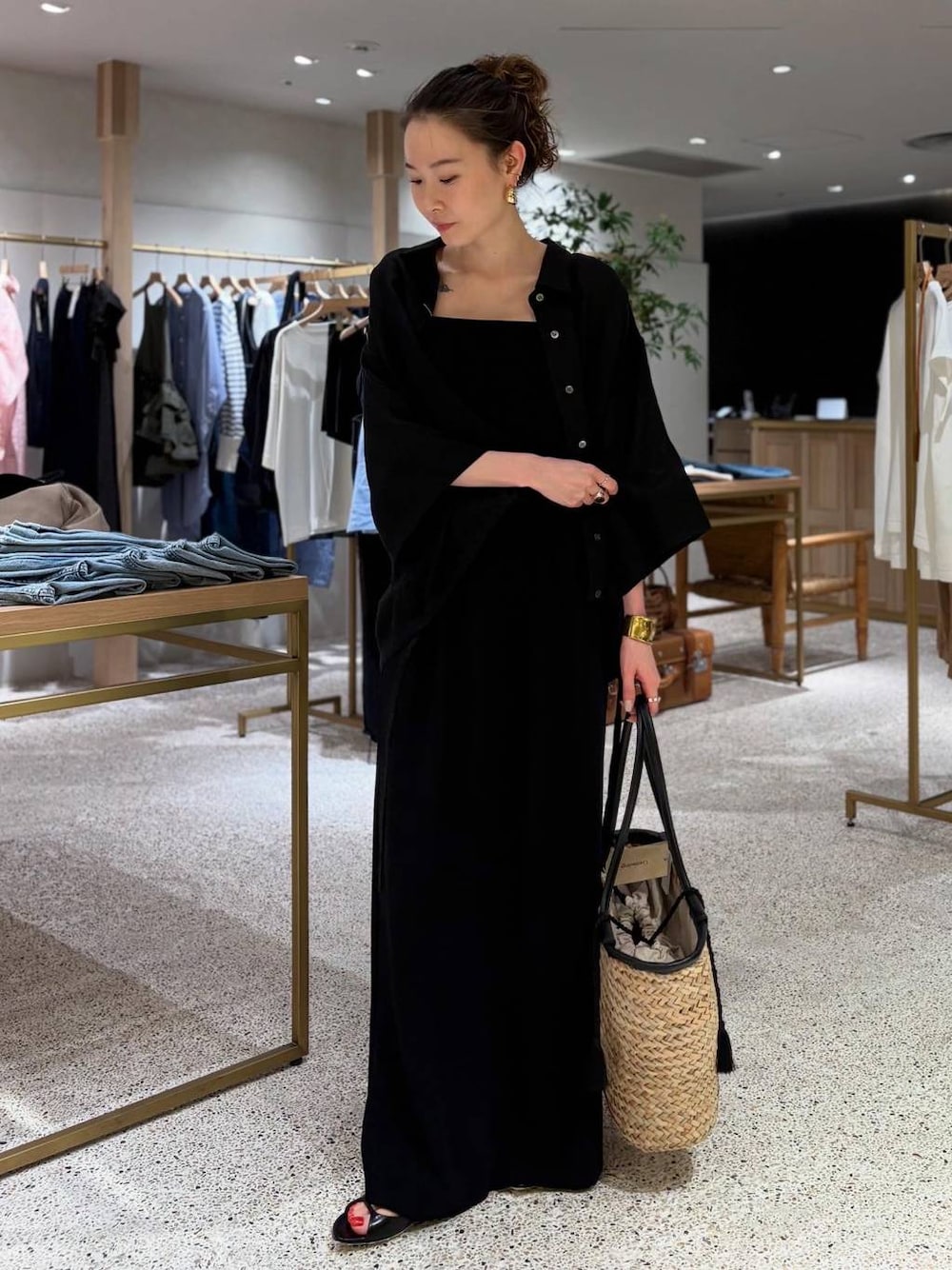 Curensology クロスキャミワンピース Curensology(カレンソロジー)/クロスキャミワンピースを使った