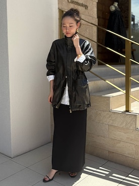 「アイテム（ブルゾン）」を使った、erik97さん（レディース・162cm）の夏コーディネート