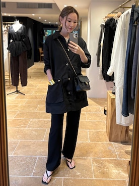 「UNIVERSAL OVERALL（ユニバーサルオーバーオール）のアイテム」を使った、erik97さん（レディース・162cm）の春コーディネート