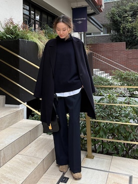 「アイテム（ピアス（両耳用））」を使った、erik97さん（レディース・162cm・30代）の秋コーディネート