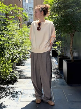 「アイテム（その他トップス）」を使った、erik97さん（レディース・162cm）の夏コーディネート
