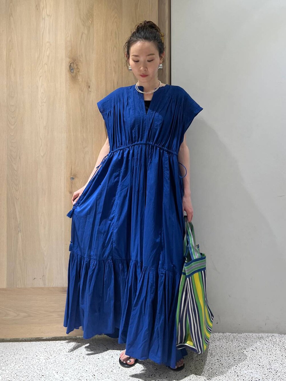 Curensology(カレンソロジー)/コットンティアードワンピースを