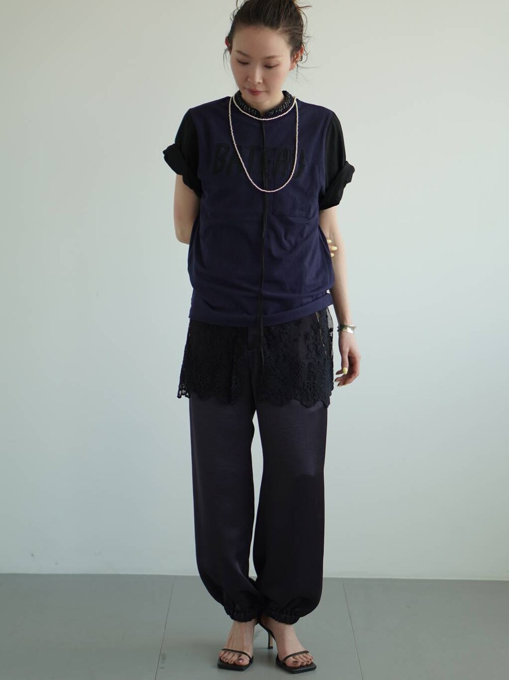 Curensology(カレンソロジー)/オーガンビジューブラウスを使った人気