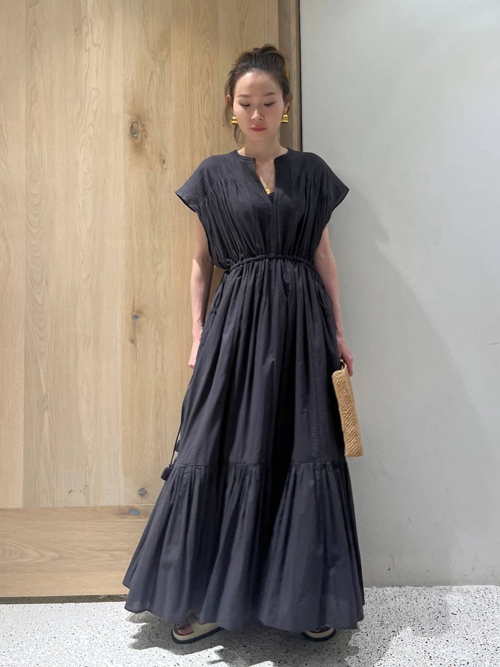 Curensology(カレンソロジー)/コットンティアードワンピースを使った