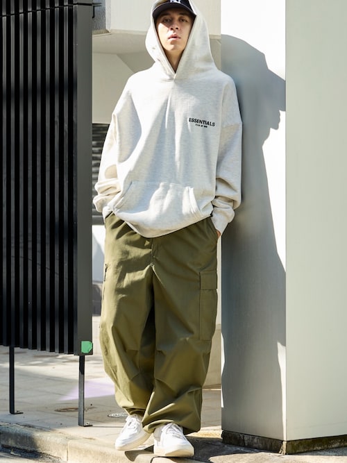 セール】FOG ESSENTIALS/エッセンシャルズ BACK LOGO SWEAT HOODIE