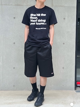 「Dickies（ディッキーズ）のアイテム」を使った、rooptokyowearさん（メンズ・173cm）の夏コーディネート
