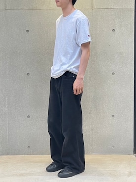 「Champion（チャンピオン）のアイテム」を使った、rooptokyowearさん（メンズ・173cm）の夏コーディネート