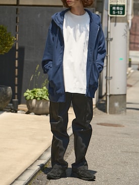 「GILDAN（ギルダン）のアイテム（Tシャツ/カットソー）」を使った、rooptokyowearさん（メンズ・173cm）の夏コーディネート