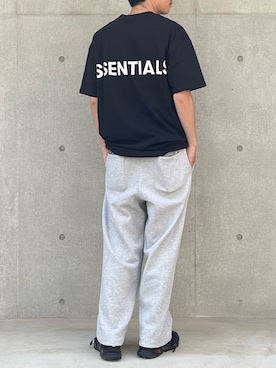 「FOG ESSENTIALS（エフオージーエッセンシャルズ）のアイテム（Tシャツ/カットソー）」を使った、rooptokyowearさん（メンズ・173cm）の夏コーディネート