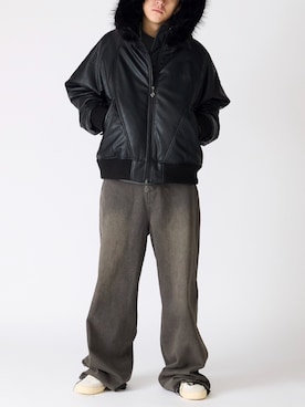 「アイテム（ブルゾン）」を使った、rooptokyowearさん（メンズ・173cm）の秋コーディネート