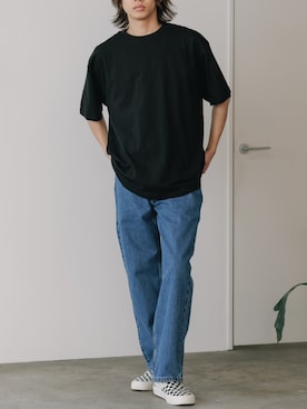 「アイテム（スリッポン）」を使った、rooptokyowearさん（メンズ・173cm）の夏コーディネート