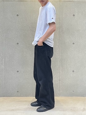 「Champion（チャンピオン）のアイテム」を使った、rooptokyowearさん（メンズ・173cm）の夏コーディネート
