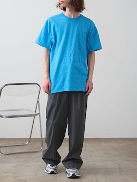「Lee（リー）のアイテム」を使った、rooptokyowearさん（メンズ・173cm）の夏コーディネート