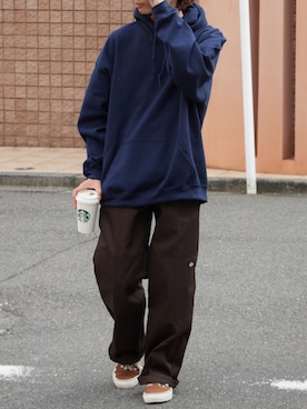 「アイテム（パーカー）」を使った、rooptokyowearさん（メンズ・173cm）の夏コーディネート