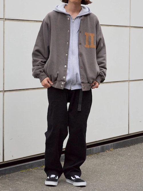 REMI RELIEF/レミレリーフ Wフェイス SP加工 スウェットスタジャン