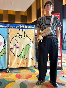 「A.D.S.R.（エーディーエスアール）のアイテム」を使った、けろちゃんさん（メンズ・180cm）の夏コーディネート