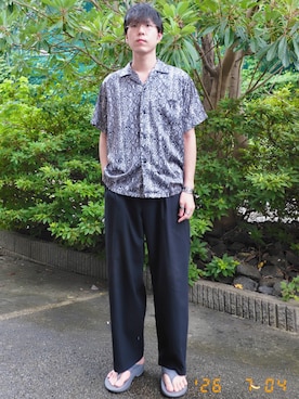 「TOM WOOD（トムウッド）のアイテム」を使った、けろちゃんさん（メンズ・180cm）の秋コーディネート
