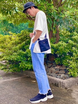 「LEPSIM（レプシィム）のアイテム」を使った、けろちゃんさん（メンズ・179cm）の夏コーディネート
