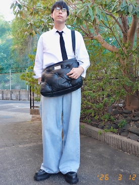 「A.D.S.R.（エーディーエスアール）のアイテム」を使った、けろちゃんさん（メンズ・180cm）の春コーディネート