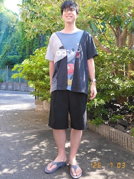 けろちゃんさん(メンズ・180cm)の夏コーディネート