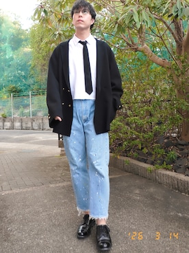 「A.D.S.R.（エーディーエスアール）のアイテム」を使った、けろちゃんさん（メンズ・180cm）の春コーディネート