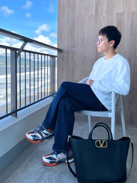 「アイテム（イヤーカフ）」を使った、けろちゃんさん（メンズ・179cm）の秋コーディネート