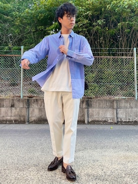「LEPSIM（レプシィム）のアイテム」を使った、けろちゃんさん（メンズ・179cm）の夏コーディネート