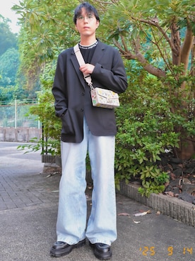 「アイテム（その他アウター）」を使った、けろちゃんさん（メンズ・180cm・20代）の秋コーディネート
