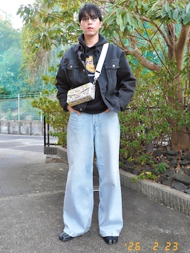 けろちゃんさん（メンズ・180cm）の冬コーディネート