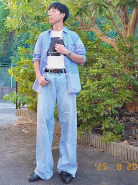 「アイテム（シューズ）」を使った、けろちゃんさん（メンズ・180cm・30代）の秋コーディネート