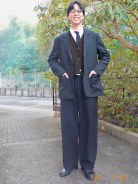 「A.D.S.R.（エーディーエスアール）のアイテム」を使った、けろちゃんさん（メンズ・180cm）の春コーディネート