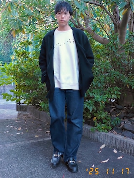 「MB（エムビー）のアイテム」を使った、けろちゃんさん（メンズ・180cm）の冬コーディネート