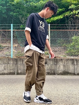 「LEPSIM（レプシィム）のアイテム」を使った、けろちゃんさん（メンズ・179cm）の夏コーディネート