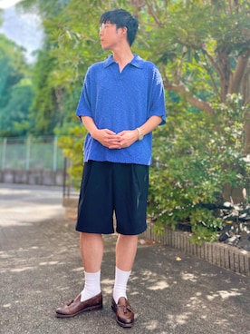 「アイテム（イヤーカフ）」を使った、けろちゃんさん（メンズ・180cm）の夏コーディネート