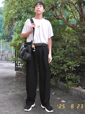 「アイテム（イヤーカフ）」を使った、けろちゃんさん（メンズ・180cm）の夏コーディネート
