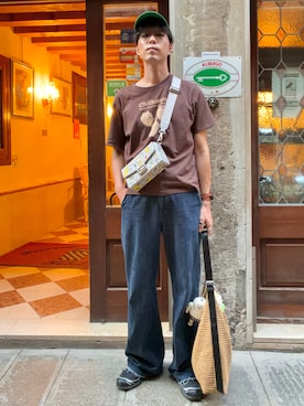 「アイテム（イヤーカフ）」を使った、けろちゃんさん（メンズ・180cm）の秋コーディネート