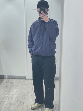 「SPINNS（スピンズ）のアイテム（ハンチング/ベレー帽）」を使った、kkkissさん（メンズ・172cm）の春コーディネート