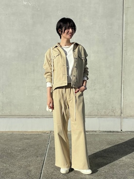 「Beau're（ヴュレ）のアイテム」を使った、Makiさん（レディース・173cm）の冬コーディネート