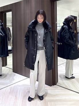 「upperhights（アッパーハイツ）のアイテム」を使った、Makiさん（レディース・173cm）の秋コーディネート