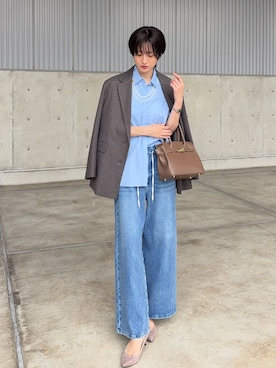 「アイテム（その他小物）」を使った、Makiさん（レディース・173cm）の秋コーディネート