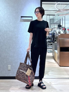「アイテム（パンツ）」を使った、Makiさん（レディース・173cm）の夏コーディネート