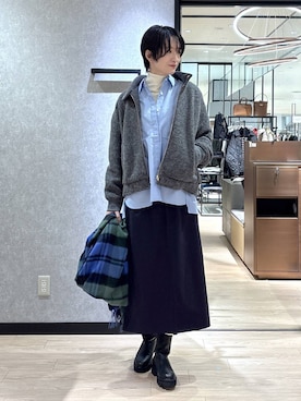 「BARNYARDSTORM（バンヤードストーム）のアイテム」を使った、Makiさん（レディース・173cm）の秋コーディネート