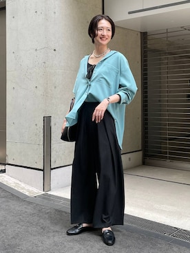「アイテム（ネックレス）」を使った、Makiさん（レディース・173cm・30代）の夏コーディネート