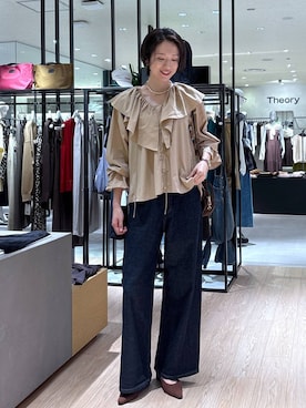「アイテム（パンプス）」を使った、Makiさん（レディース・173cm）の夏コーディネート