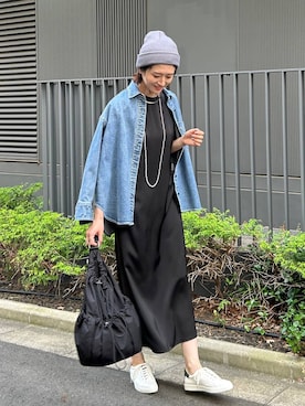 「BARNYARDSTORM（バンヤードストーム）のBARNYARDSTORM / メタルチョーカー（チョーカー）」を使った、Makiさん（レディース・173cm）の夏コーディネート