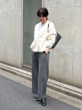 「アイテム（ブーツ）」を使った、Makiさん（レディース・173cm・30代）の秋コーディネート
