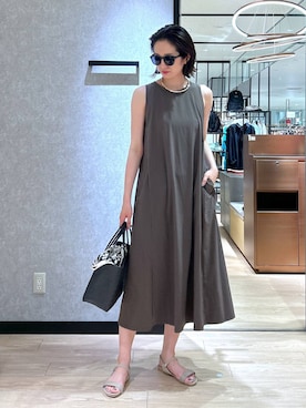 「BARNYARDSTORM（バンヤードストーム）のBARNYARDSTORM / メタルチョーカー（チョーカー）」を使った、Makiさん（レディース・173cm）の春コーディネート