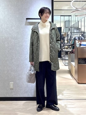 「アイテム（ブルゾン）」を使った、Makiさん（レディース・173cm・30代）の秋コーディネート